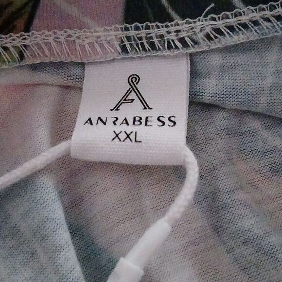 ANRABESS Tropical Casual Loose Sundress Split Maxi Dress Sz XXL NWT - Picture 7 of 9